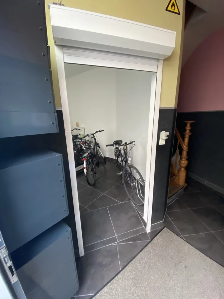 Zona de aparcamiento para bicicletas en Amberes